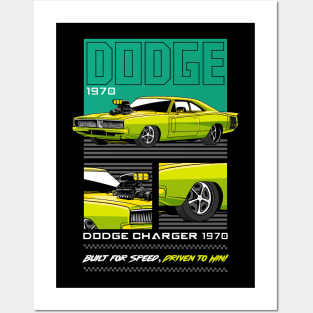 V8 Charger SRT Car Posters and Art